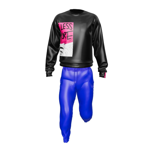 SWEATSHIRT AND BLUE TROUSER